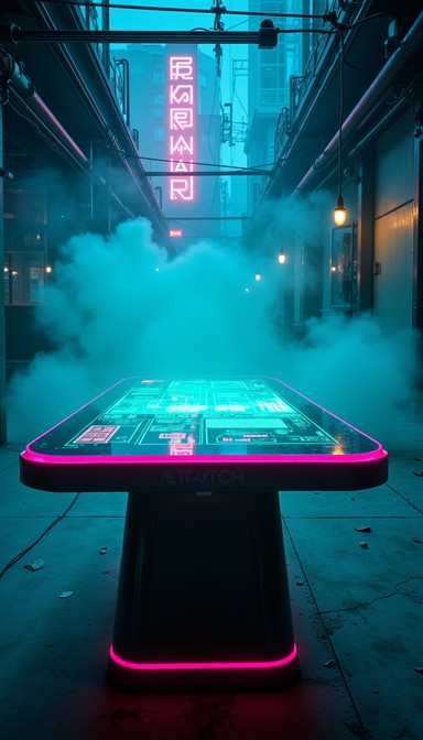 Free Neon Tech Console Image | Download at StockCake