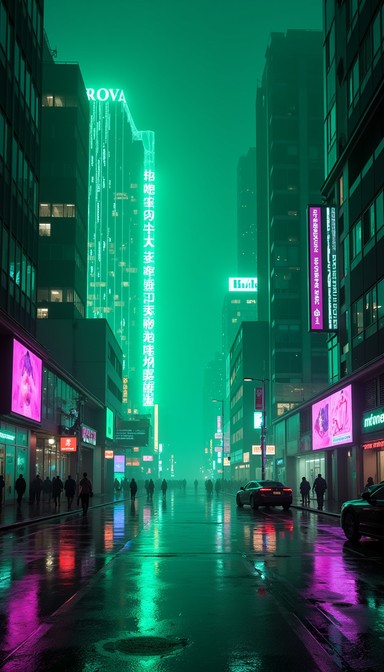 Free Neon Rain City Image - Cyberpunk, Neon, Cityscape | Download at ...