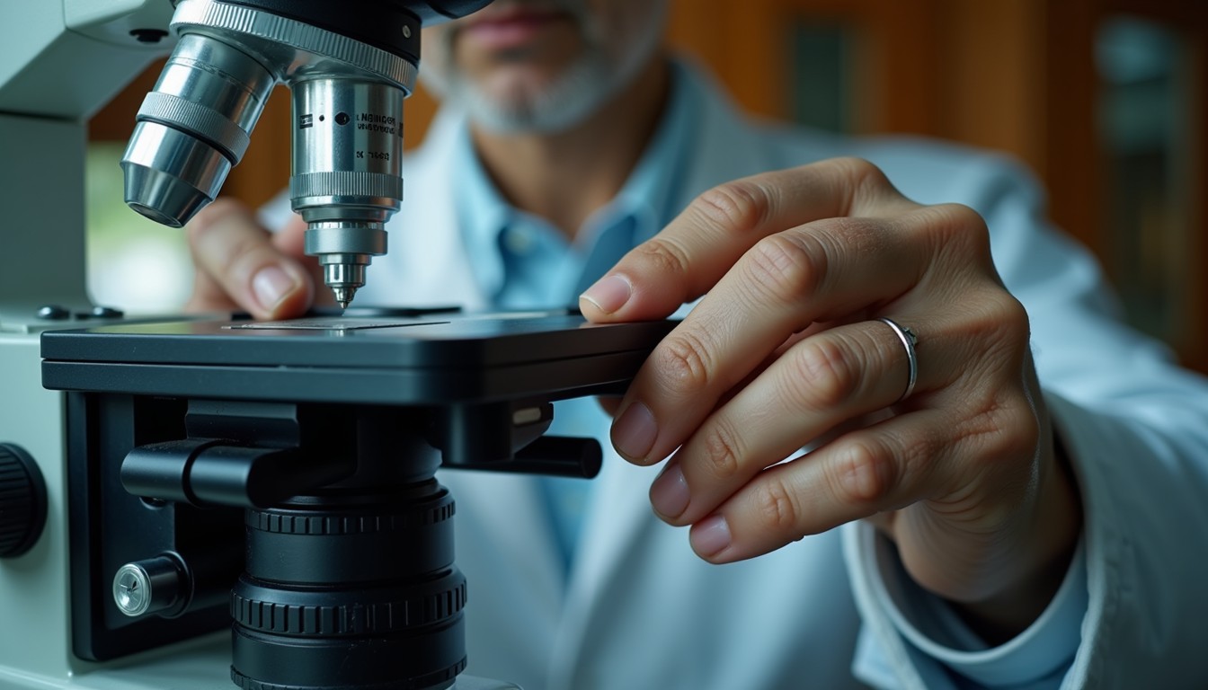 Free Microscope's human touch Image - Science, Microscope, Laboratory ...