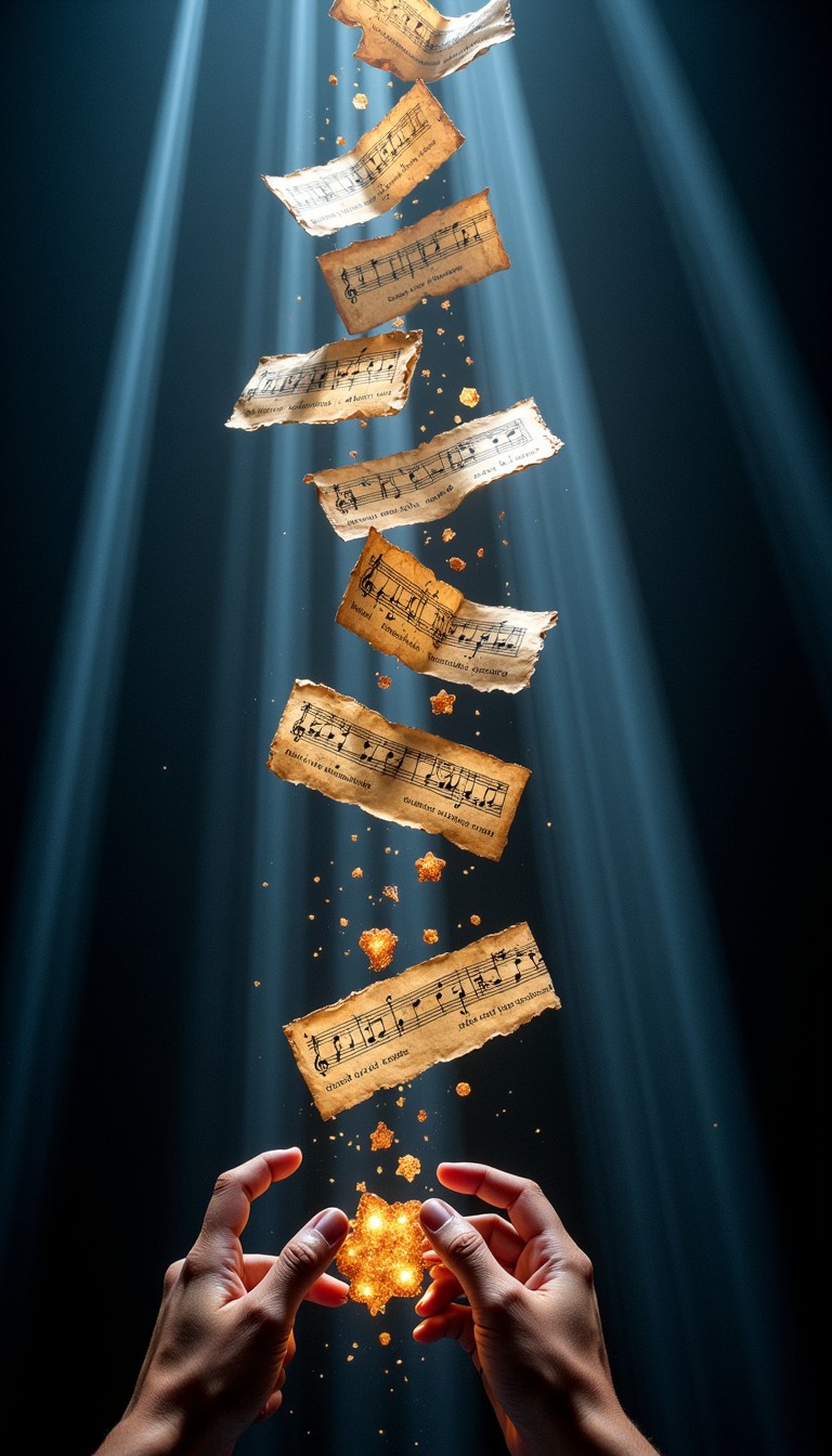 Free Cascading Creative Notation Image - Music, Notation, Light ...