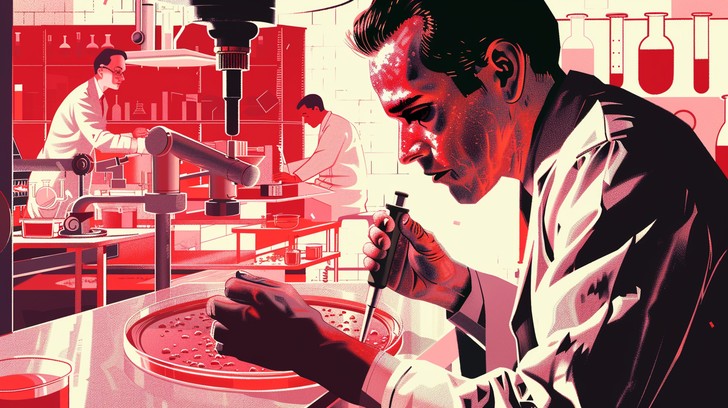 Free Science Lab Illustration Image - Science, Laboratory, Illustration ...