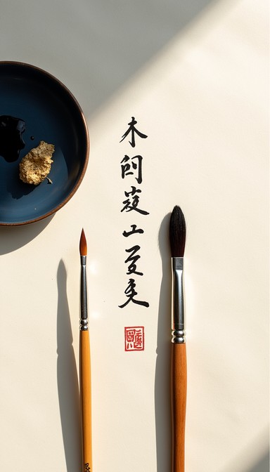 Free Traditional Calligraphy Tools Image - Calligraphy, Brushes, Ink ...