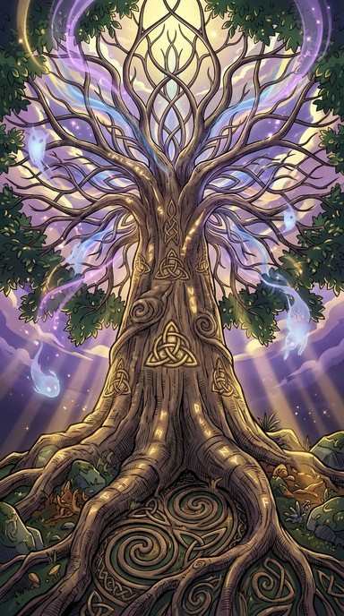 Free Mystical Celtic Tree Image - Tree, Celtic, Anime | Download at ...
