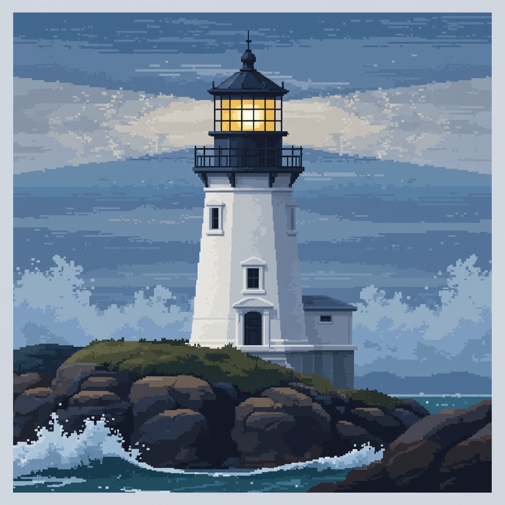 Free Lighthouse Guides Mariners Image - Lighthouse, Pixel, Fog ...