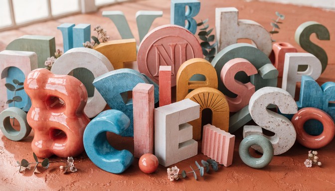 Free Colorful Letter Art Image - Letters, Alphabet, Typography ...