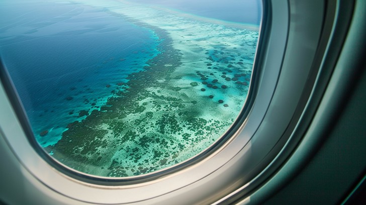 Ocean Flycam View Free Aerial Ocean View Image - Ocean, Window, Airplane | Download at ...