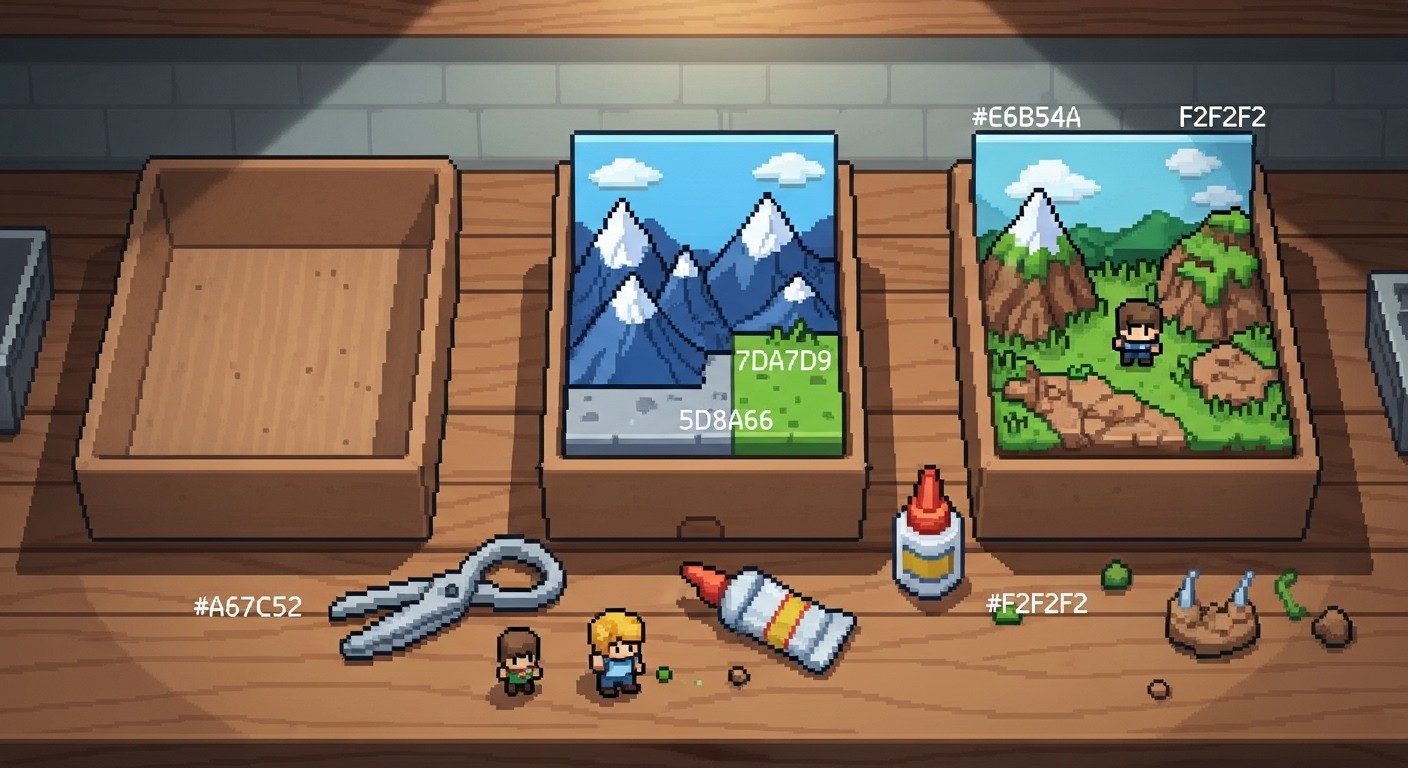 Free Pixel Craft Workshop Photo - Diorama, Pixel, Miniature | Download ...