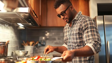 Free Cooking fresh meal Image - Cooking, Kitchen, Man | Download at ...