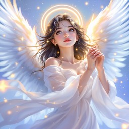 Free Celestial Guardian Awakens Image - Angel, Divine, Ethereal ...