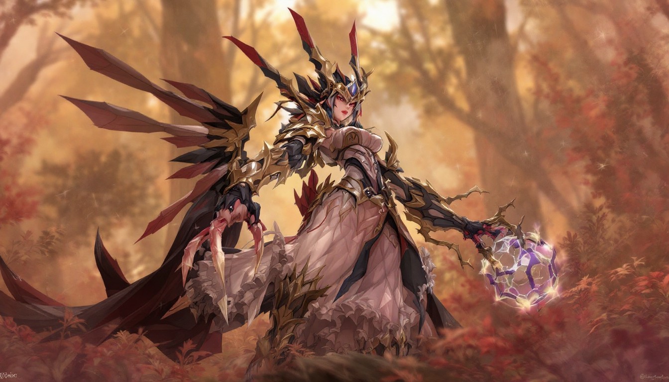 Download Fantasy Forest Warrior Image - Fantasy, Warrior, Autumn ...