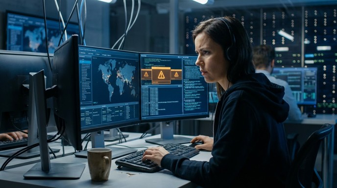 Free Monitoring Digital Threats Image - Cybersecurity, Analyst ...