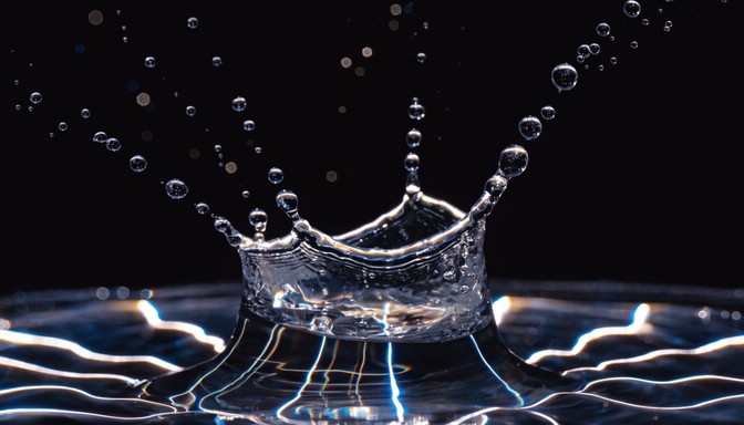 Warp Liquid Ripple Free Luminous Water Geometry Image - Water, Droplet, Splash | Download ...
