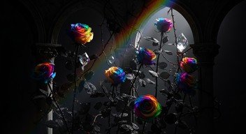 Gothic Standard Roses Free Prismatic Gothic Roses Image - Gothic, Rainbow, Roses | Download ...