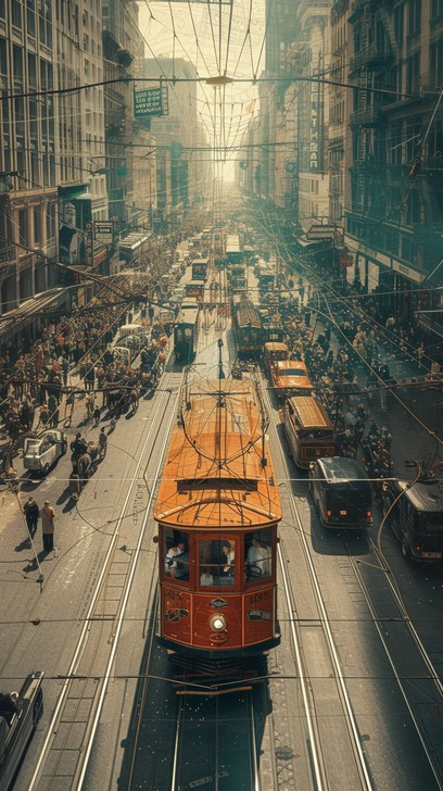 Free Historic Tram Ride Image - Tram, City, Street | Download at StockCake