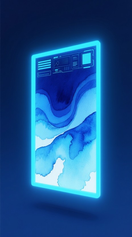 Blue Rectangular Portal Free Luminous Digital Portal Image - Portal, Blue, Glowing | Download ...