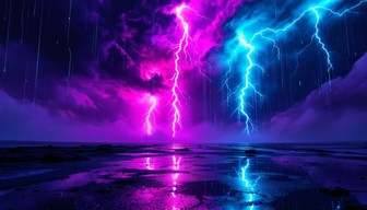 Free Electric Storm Night Image - Lightning, Storm, Cyberpunk ...