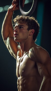 Free Gymnast climbing rope Image - Gymnast, Muscular, Tattoos ...