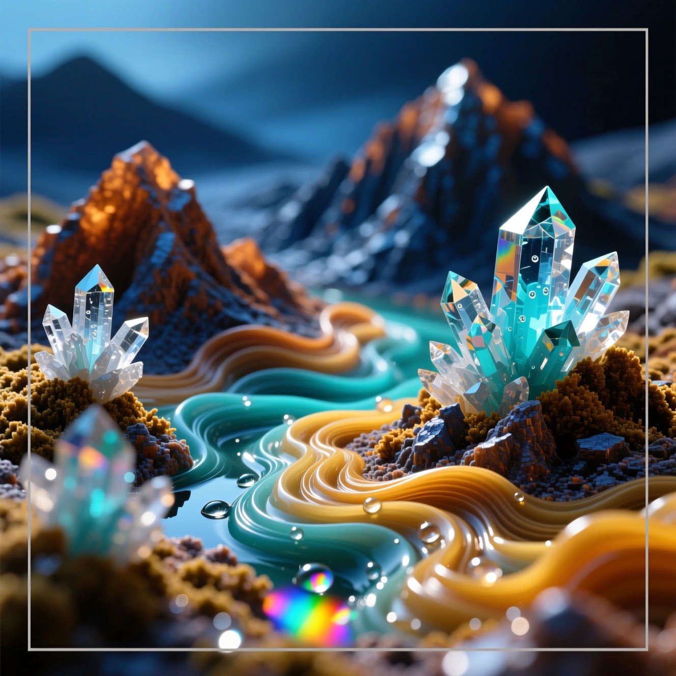 Free Crystal River Valley Image - Crystals, Minerals, Turquoise ...