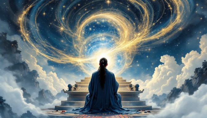 Free Cosmic Wisdom Seeker Image | Download at StockCake