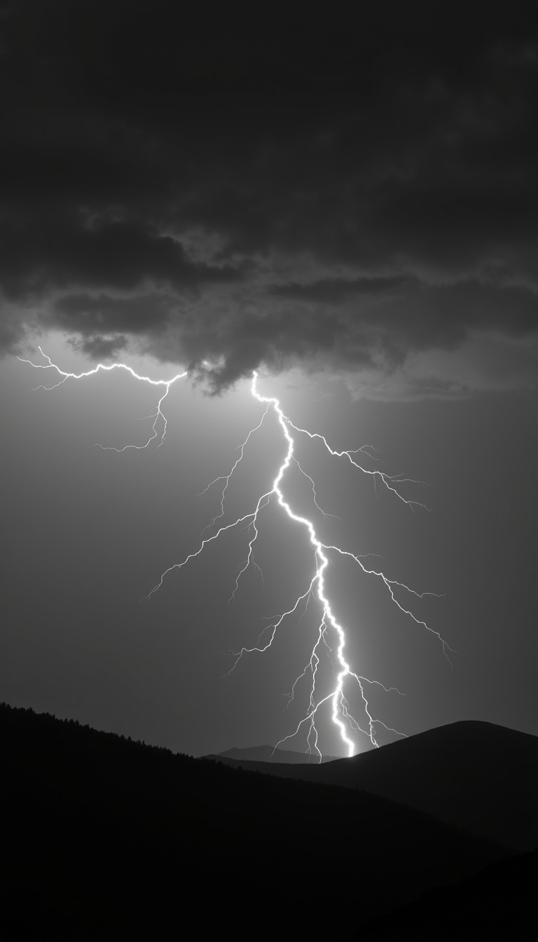 Free Lightning strikes mountains Image - Lightning, Storm, Thunder ...
