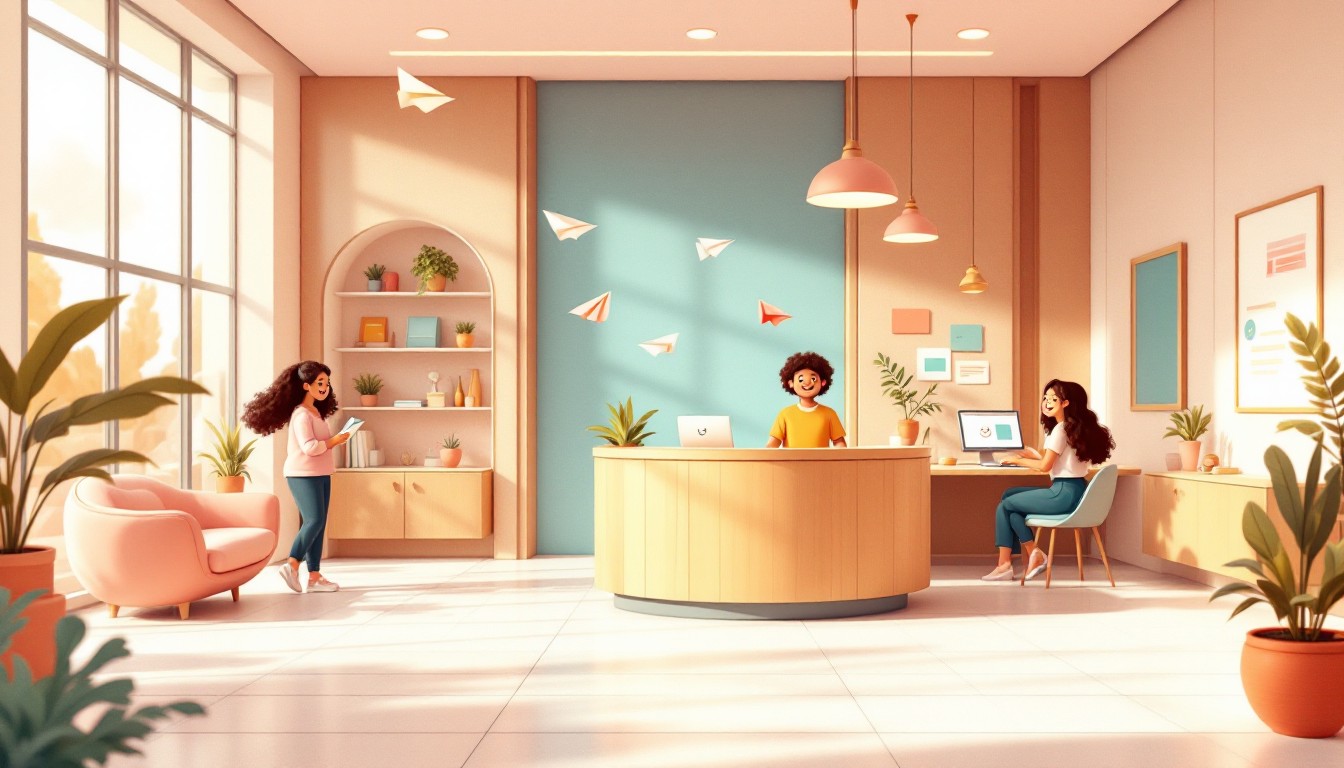 Free Welcoming Modern Reception Image - Reception, Modern, Lobby ...