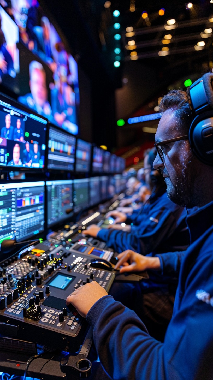 In Control Image Free Control Room Activity Image - Technician, Broadcast, Control Room ...