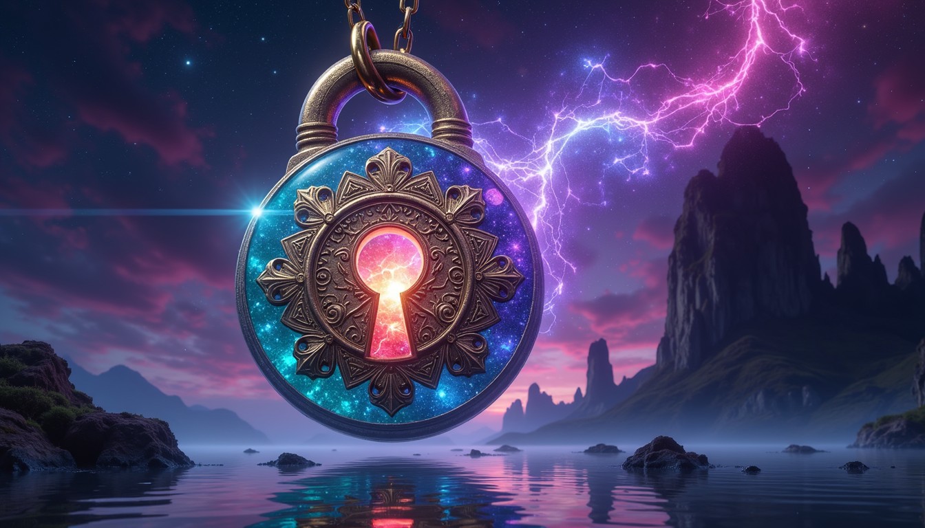 Shift Lock Cosmic Free Mystical Cosmic Lock Image - Padlock, Mystical, Cosmic | Download ...