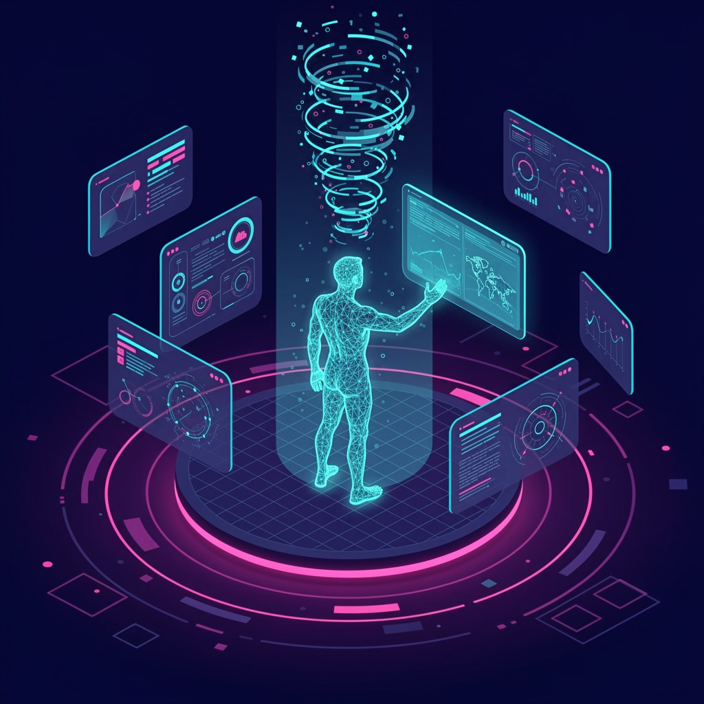 Free Digital Human Interface Image - Technology, Futuristic, Digital ...