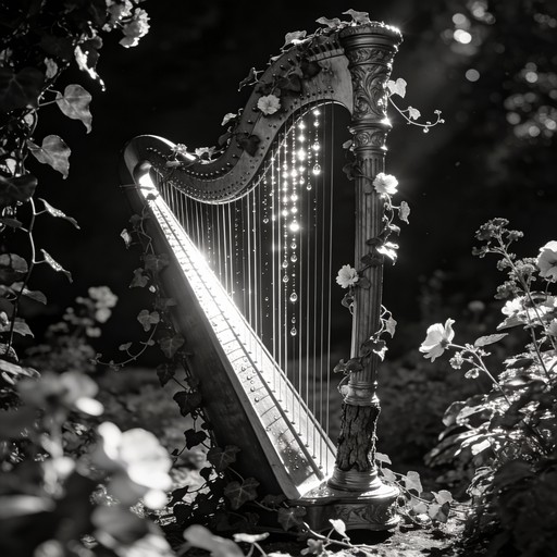 Free Enchanted Harp Garden Image - Harp, Music, Botanical | Download at ...