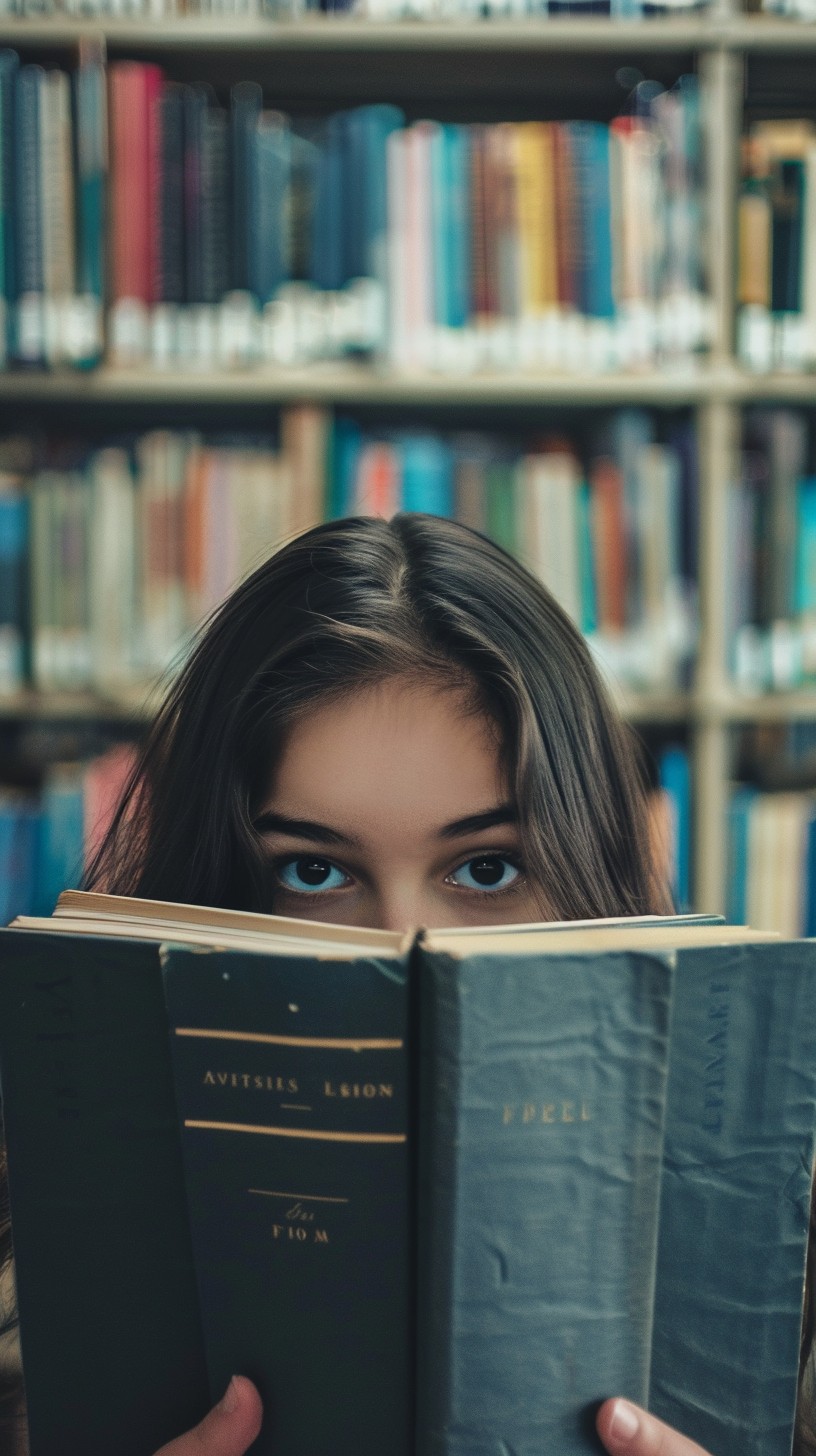 Library Reads Free Reading in Library Photo - Library, Reading, Books | Download at ...