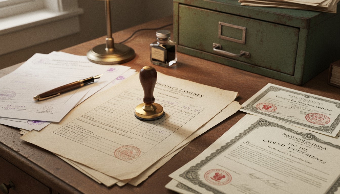 Free Vintage Office Documents Image - Vintage, Office, Paperwork ...