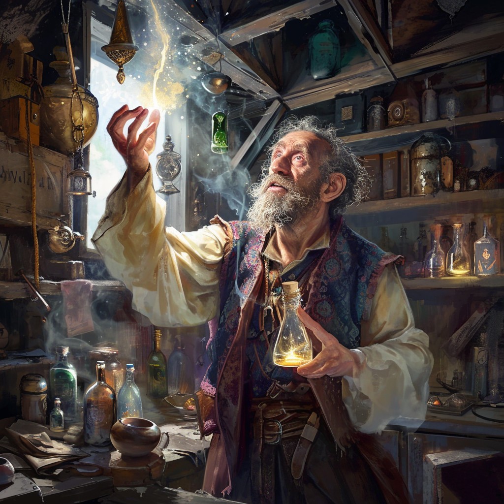 Free Alchemist's Magical Discovery Image - Alchemist, Magic, Potion ...