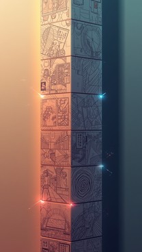 Free Anime Tiles Rising Image - Anime, Manga, Geometric | Download at ...