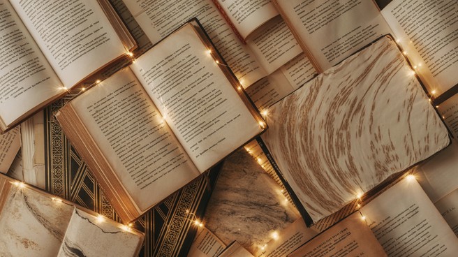 Texture Literature Free Literary Layered Treasures Image - Books, Parchment, Manuscript ...