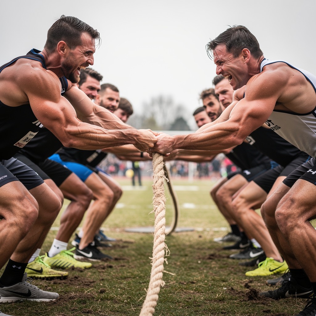 Free Strength Through Teamwork Image - Tug-of-war, Athletes, Teamwork ...