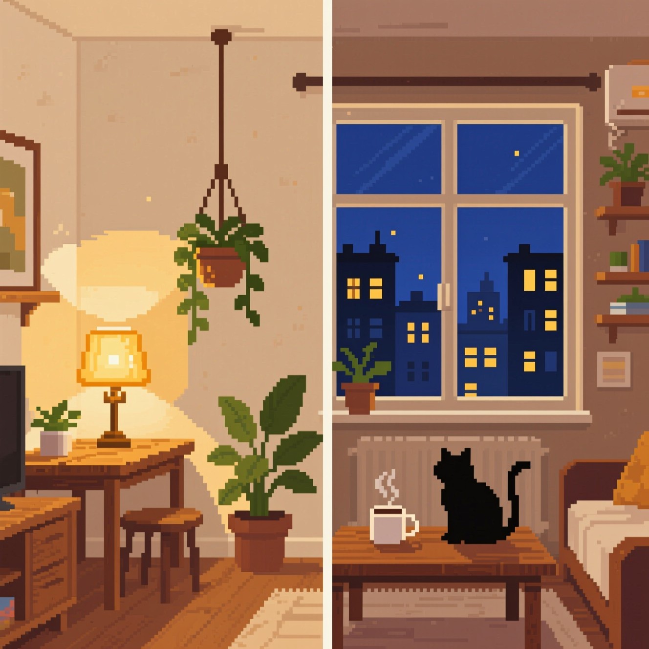 Free Cozy Pixel Home Photo - Pixel, Art, Apartment | Download at StockCake