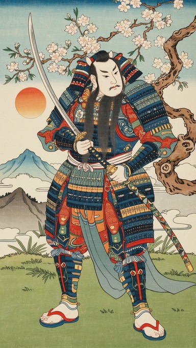 Working Samurai Free Samurai Sunrise Strength Image - Samurai, Warrior, Armor ...