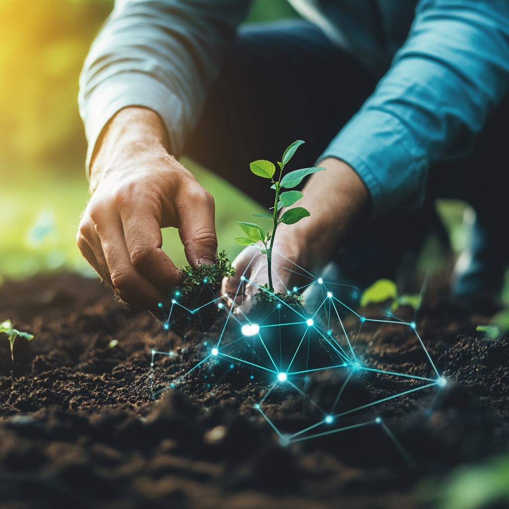 Free Planting new sapling Image - Gardening, Technology, Nature ...