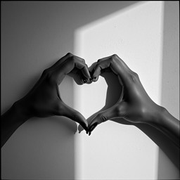 Free Shadow Heart Connection Image - Hands, Heart, Shadow | Download at ...