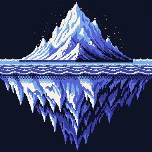 Free Pixel Iceberg Depths Image - Iceberg, Pixel, Arctic | Download at ...