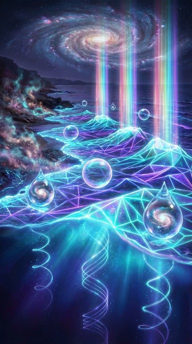 Free Cosmic Ocean Dreamscape Image - Underwater, Cosmic, Surreal ...