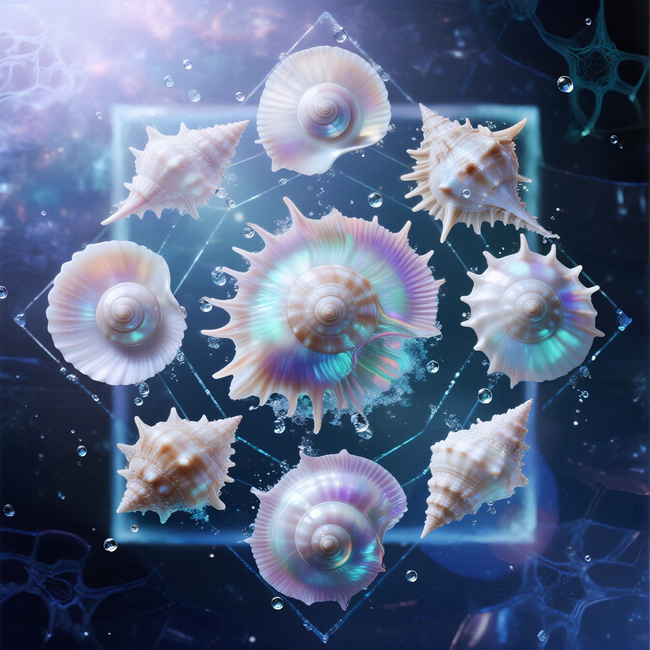 Free Cosmic Shell Geometry Photo - Seashells, Luminescent, Cosmic ...