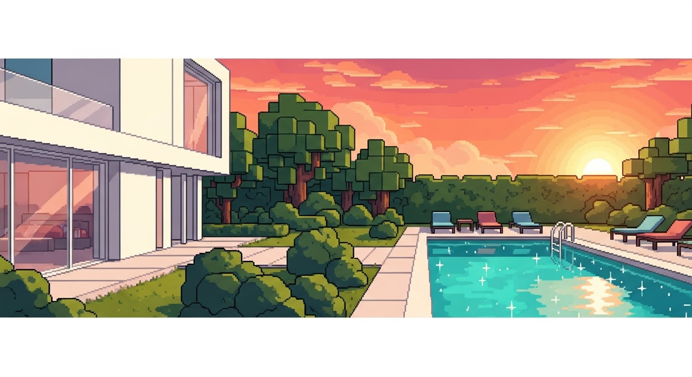 Free Pixel Paradise Home Photo - Pixel, Art, House | Download at StockCake