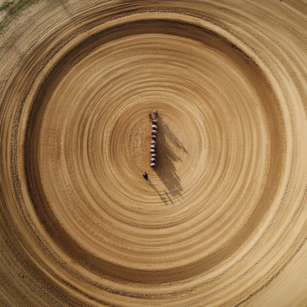 Free Circular plowed field Image - Agriculture, Farm, Circular ...