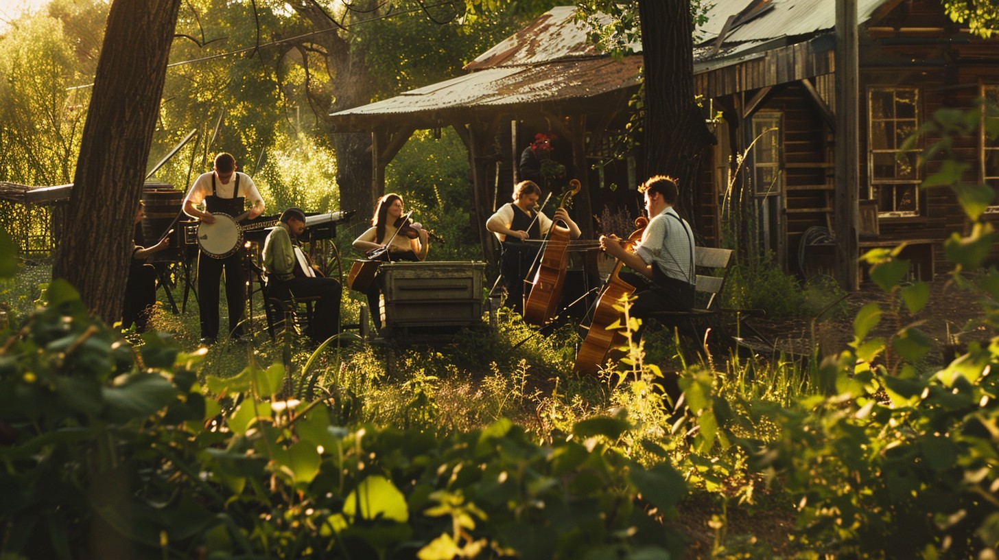Rustic Valley Band Free Rustic Band Jam Image - Music, Band, Forest | Download at StockCake