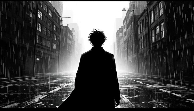 Free Rainy City Silhouette Image - Anime, Manga, Noir | Download at ...