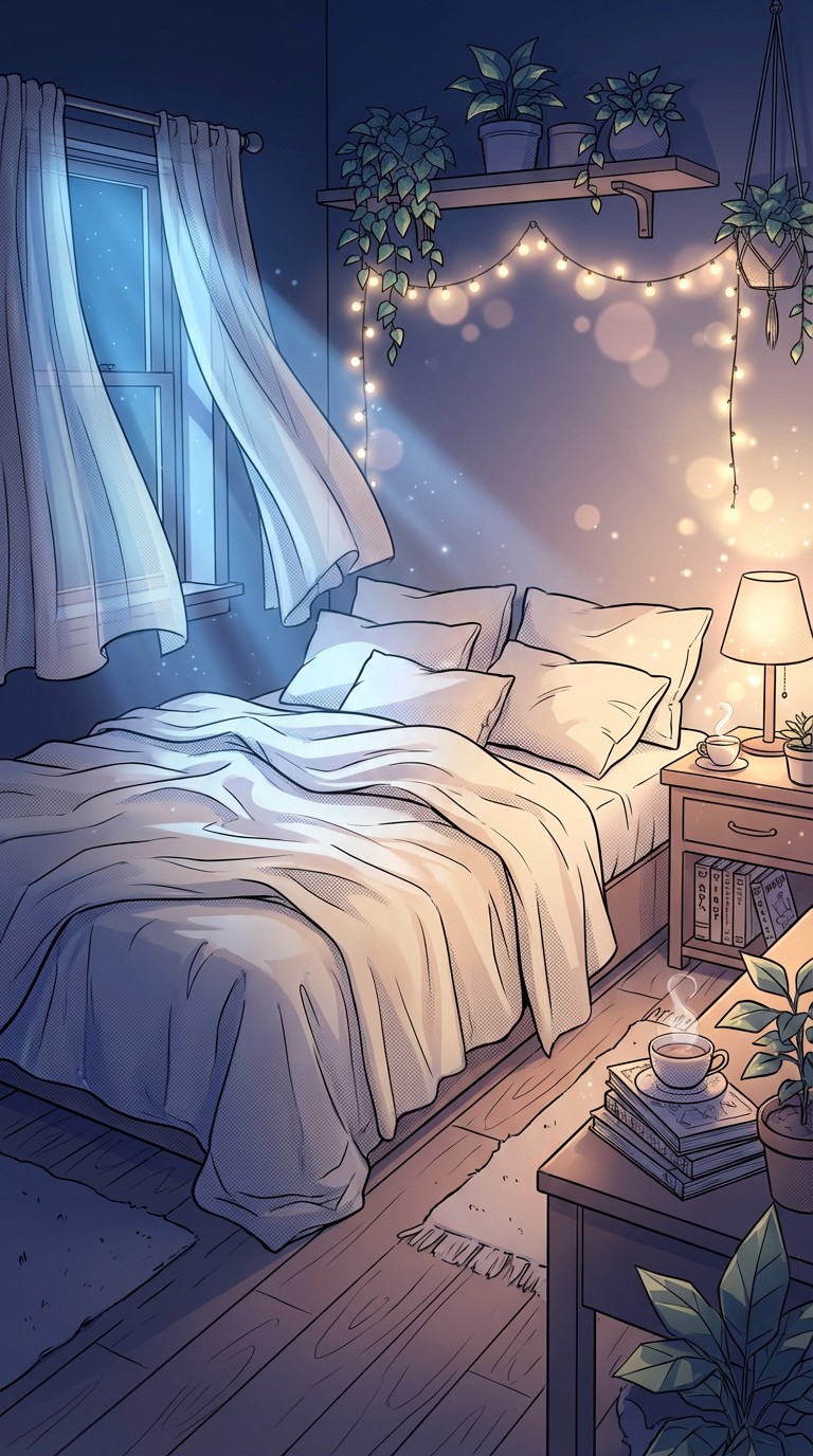 Free Cozy Anime Bedroom Image - Anime, Manga, Bedroom | Download at ...