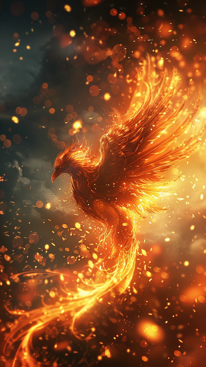 Free Fiery Phoenix Arising Image - Phoenix, Fire, Myth | Download at ...