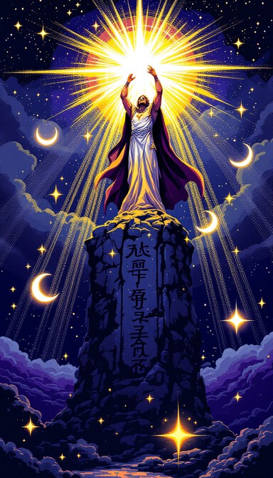 Free Celestial Warrior Rising Image - Warrior, Celestial, Pixel ...