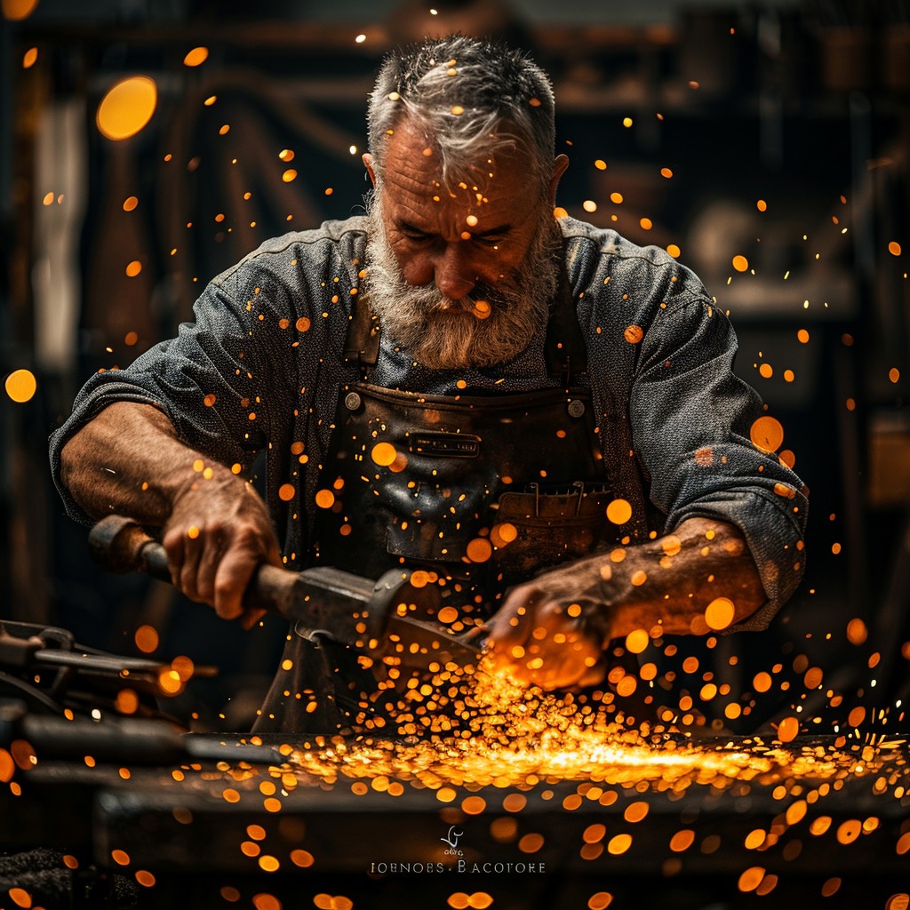 Free Forging Fiery Iron Image - Blacksmith, Forging, Sparks | Download ...